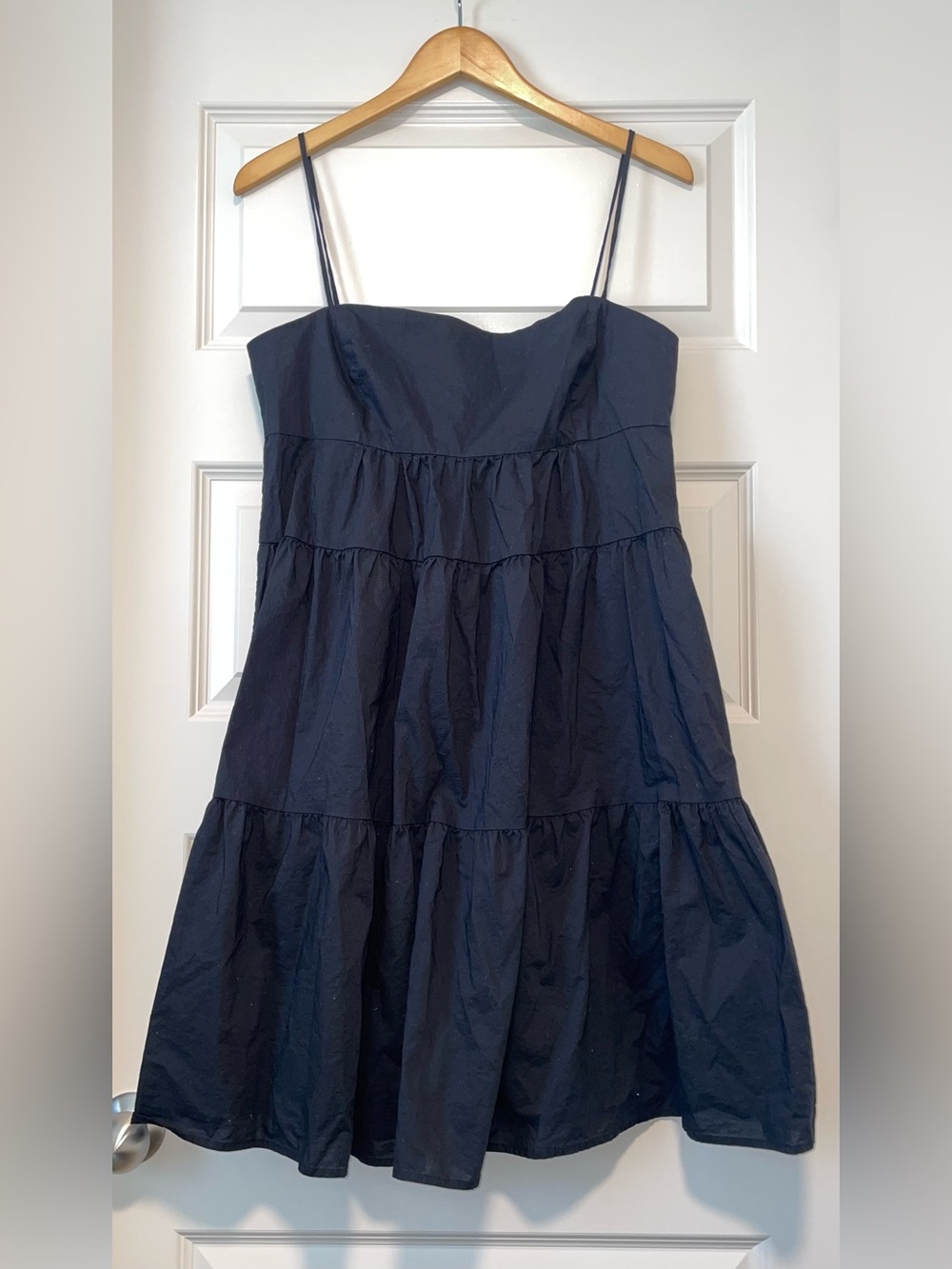 Levi’s Black Tiered Spaghetti Strap Dress 100% Cotton
